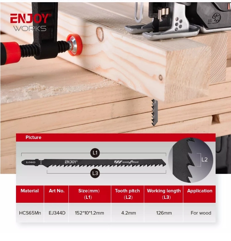 High Quality Jigsaw Blade for Metal Jigsaw Blade for Wood Jigsaw Blade for Plastic