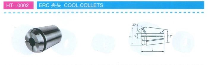 High Quality Er Sealed Spring Collets Er16/Er20/Er25/Er32/Er40 Sealing Coolant Rubber Collets with Channels Sells Well in Europe