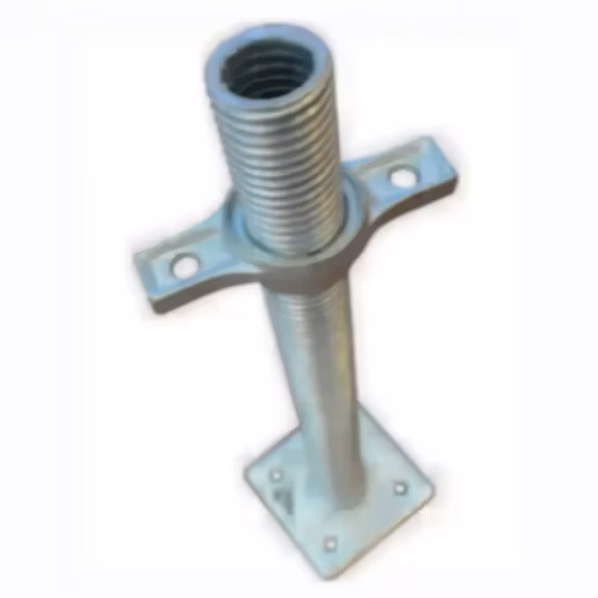 Rostfreier Jack-Stahl-Hausstumpf, verstellbare Stahlstützen, Gerüstzubehör